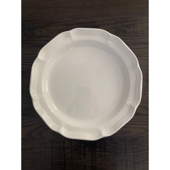 Mikasa French Countryside 12” White Stoneware Dinner Plate - Picture 1 of 8